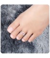 Designer Silver Toe Ring TR-152	